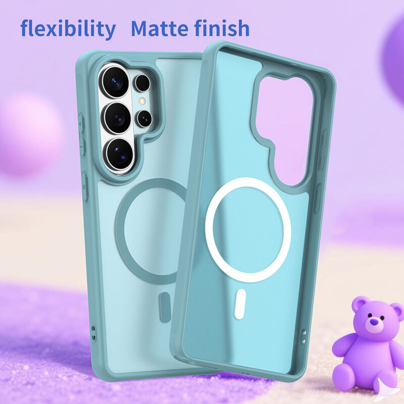 Husa Samsung Galaxy S26 Ultra Techsuit HaloFrost II MagSafe, verde menta