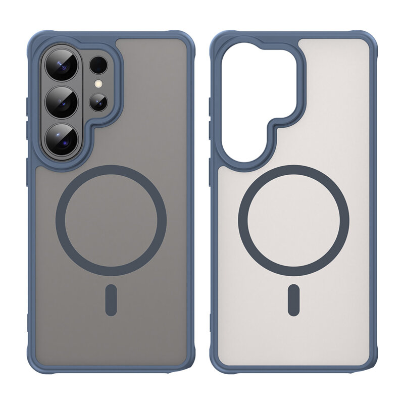 Husa Samsung Galaxy S26 Ultra Techsuit HaloFrost II MagSafe, bleumarin