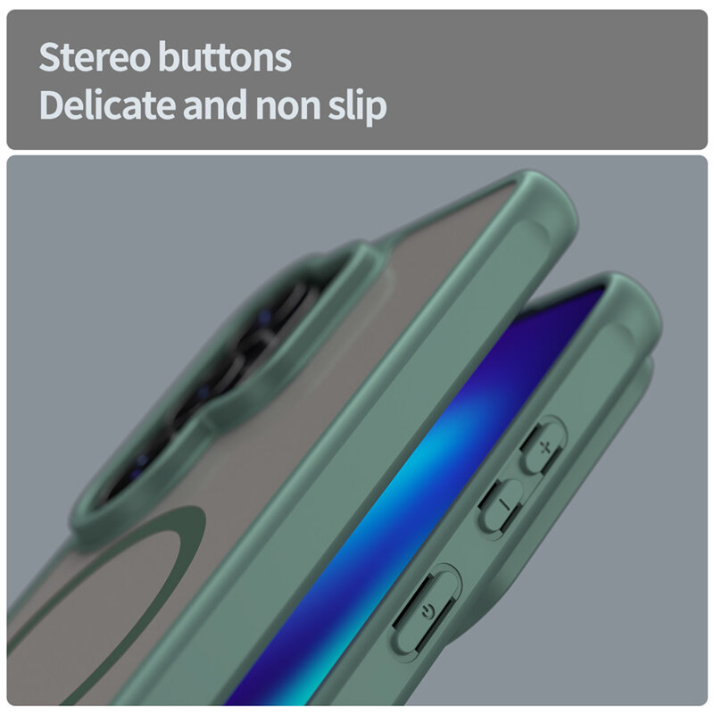 Husa Samsung Galaxy S26 Ultra Techsuit HaloFrost II MagSafe, verde