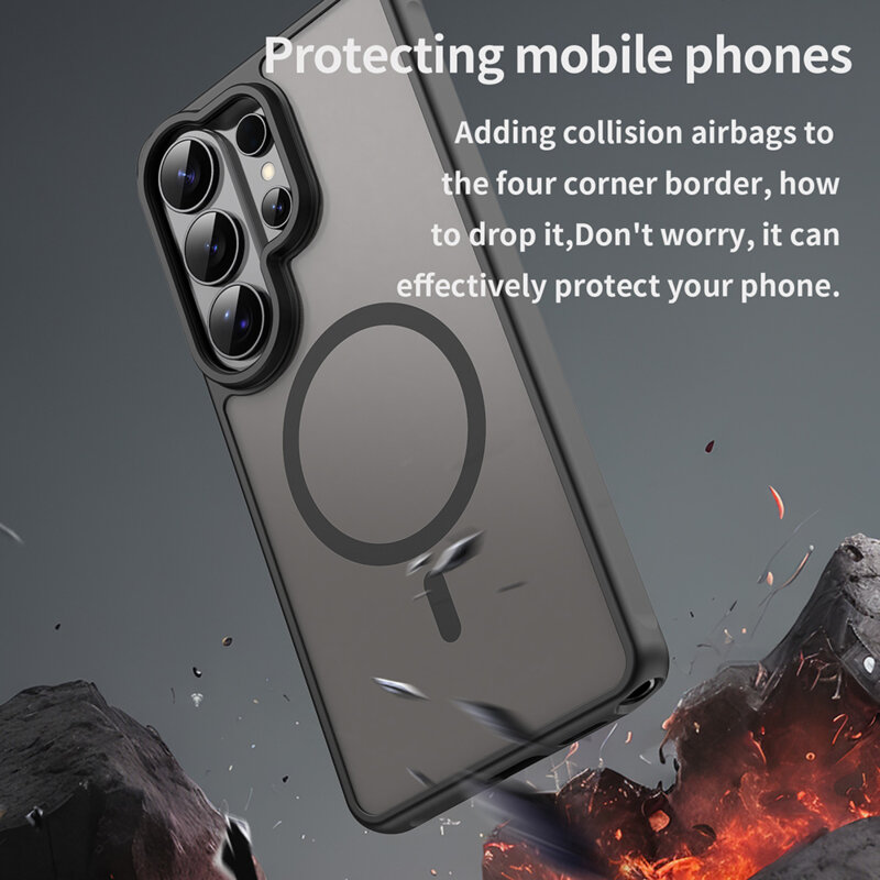 Husa Samsung Galaxy S26 Ultra Techsuit HaloFrost II MagSafe, negru