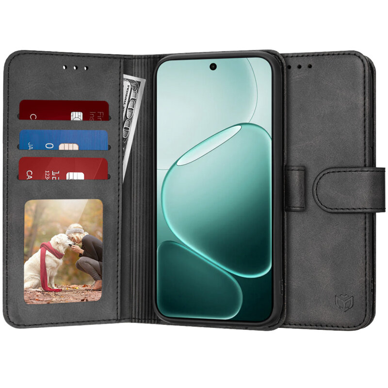 Husa 360 Oppo A6 Pro 5G Techsuit Diary Book, negru