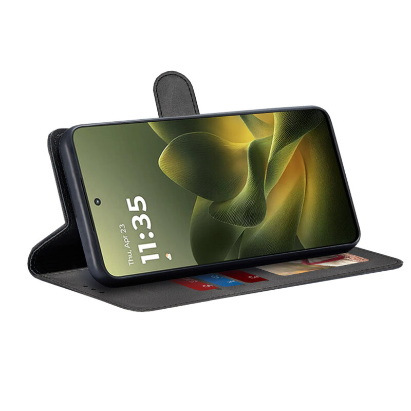 Husa 360 Motorola Edge 70 Techsuit Diary Book, negru