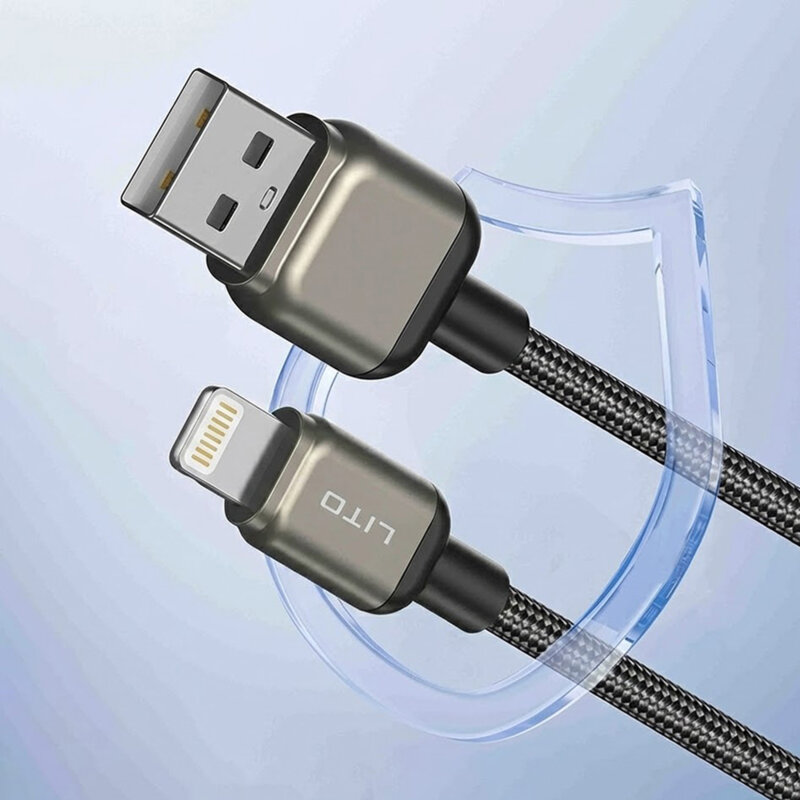 Cablu de date Fast Charging USB la Lightning Lito, LD17