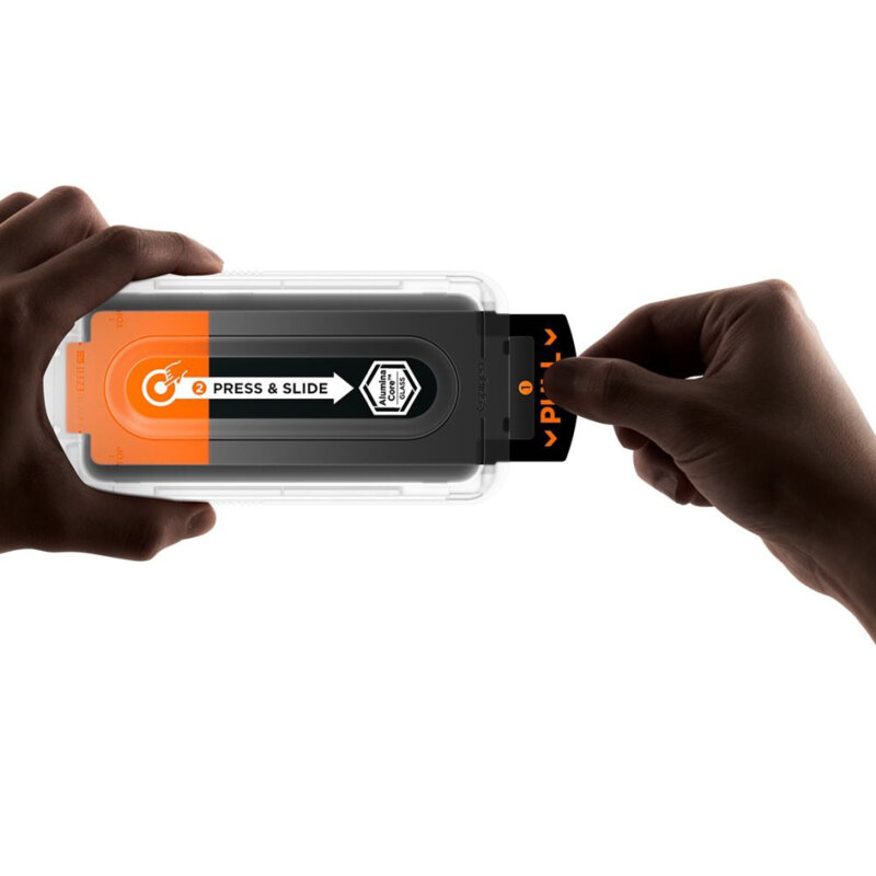 Folie Samsung Galaxy S25 FE Spigen Glas.tR EZ Fit Pro HD, transparenta