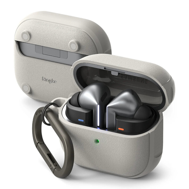Husa Samsung Galaxy Buds 3 FE Ringke Onyx Magnetic, gri
