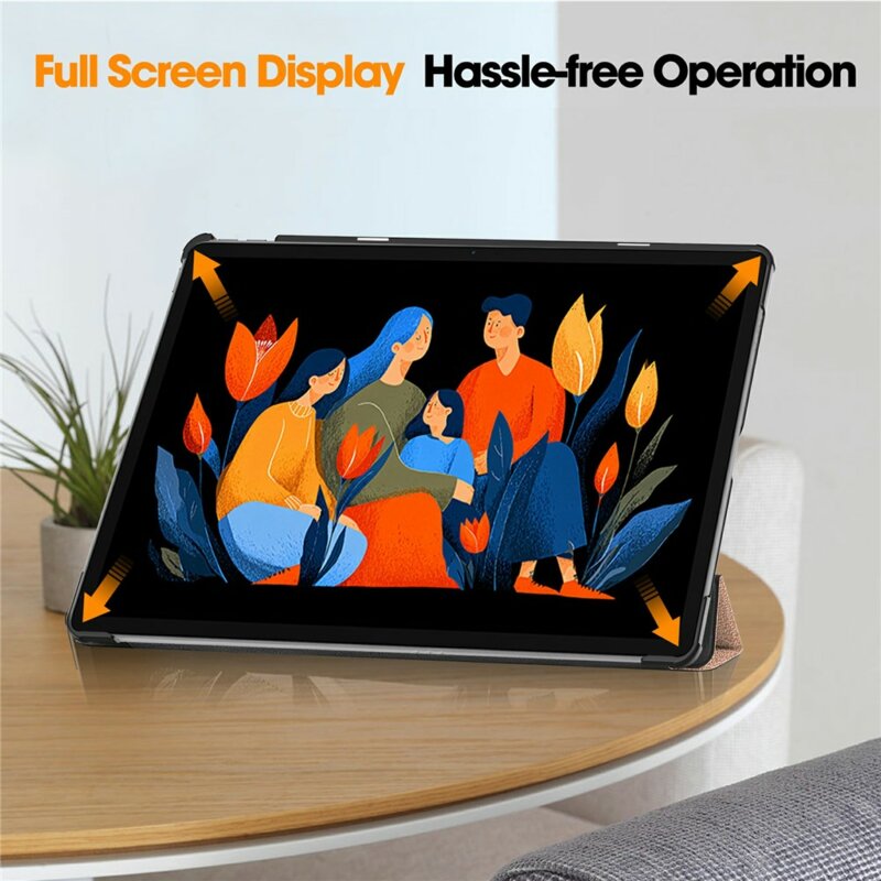 Husa Lenovo Idea Tab Plus 12.1 Techsuit FoldPro, roz