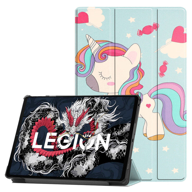 Husa Lenovo Legion Tab Gen 3 Techsuit FoldPro, Unicorn