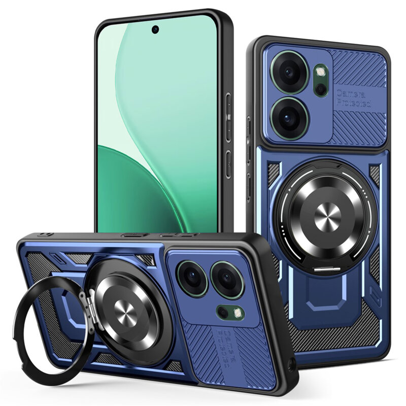 Husa Oppo Reno14 F Techsuit RuggedCam, albastru