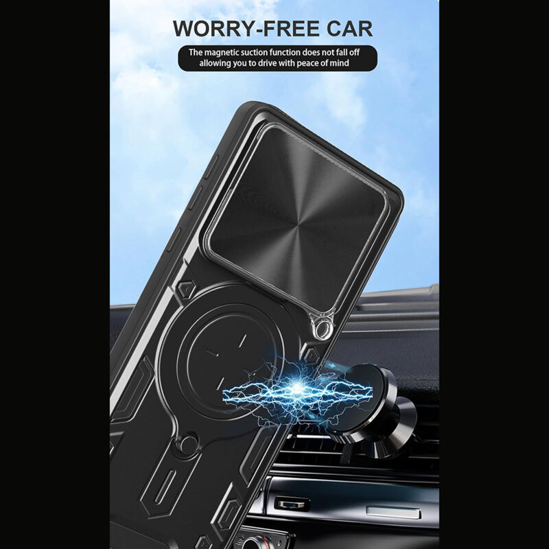 Husa Motorola Edge 70 Techsuit CamGuard Pro, rosu