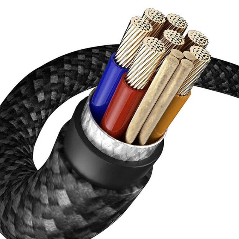 Cablu date Type-C, Lightning Lito, nailon, 27W, 1.2m, LD01