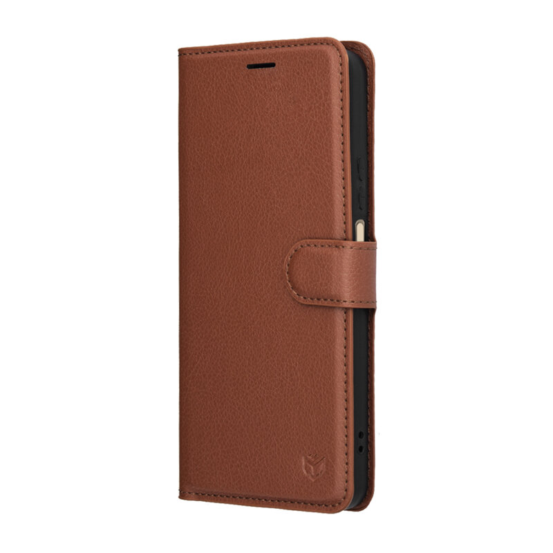 Husa Honor 400 Smart 4G Techsuit Leather Folio, maro