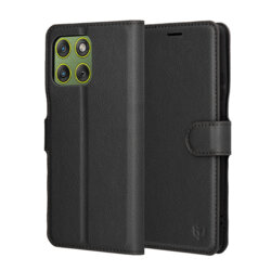 Husa Motorola Edge 70 Techsuit Leather Folio, negru
