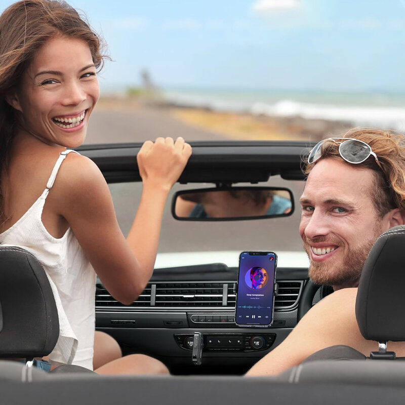 Adaptor audio Jack Bluetooth 5.3 cu microfon Ugreen, negru, 90748