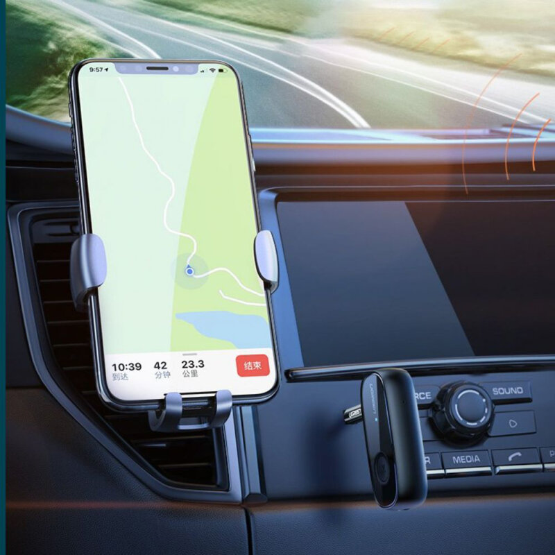 Transmitator audio Jack Bluetooth 5.0 cu microfon Ugreen, negru, 70304