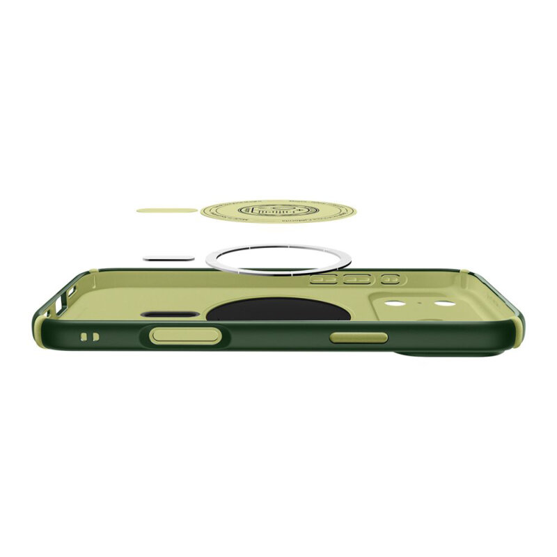 Husa iPhone 17 Pro Max Spigen Caseology Nano Pop Hybrid MagSafe, verde