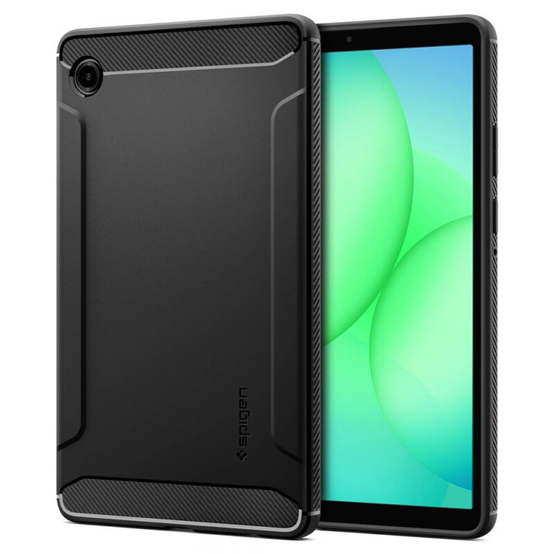 Husa Samsung Galaxy Tab A11 Spigen Rugged Armor, negru mat