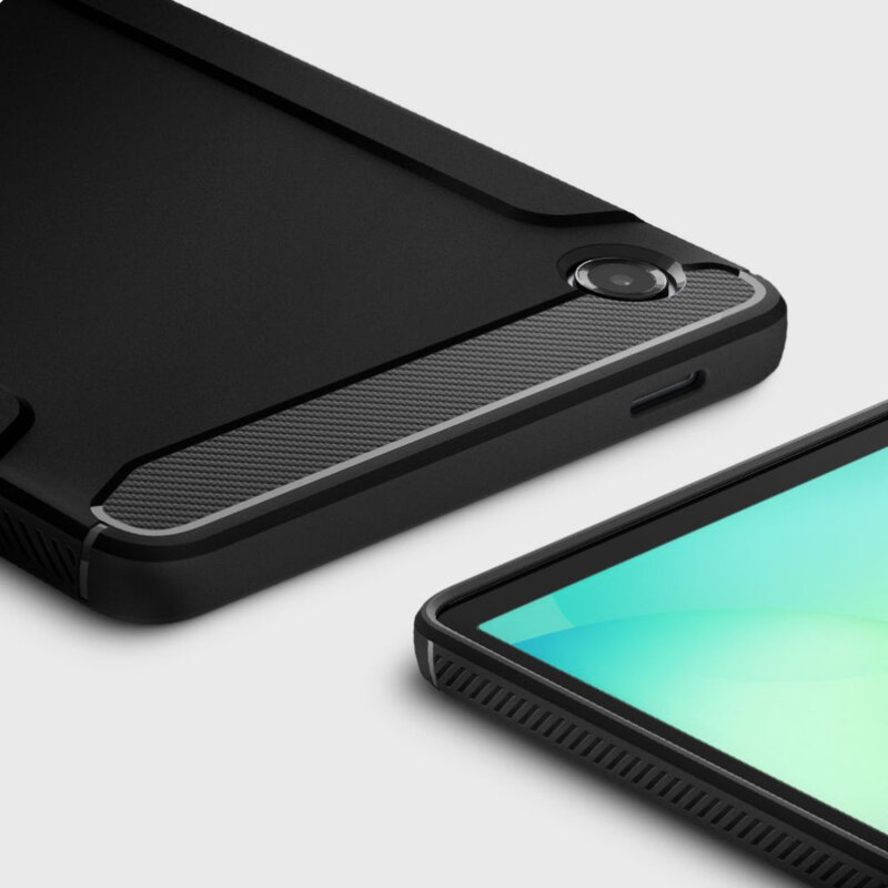 Husa Samsung Galaxy Tab A11 Spigen Rugged Armor, negru mat