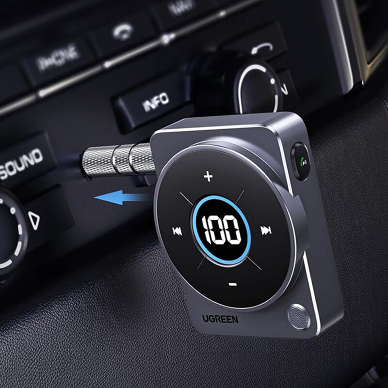 Adaptor audio Jack Bluetooth 5.4 Ugreen, gri, 35003