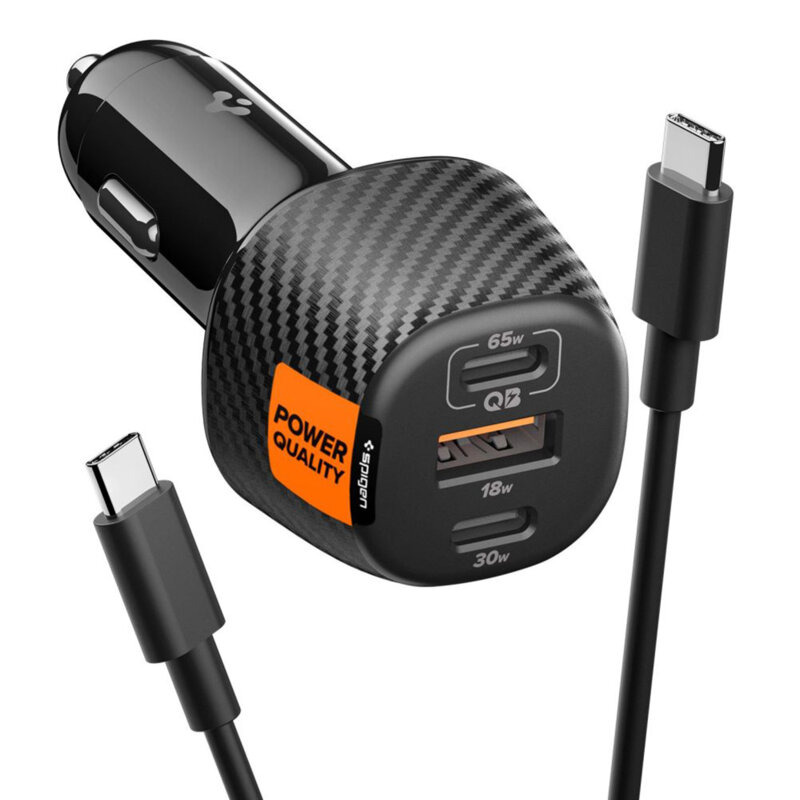 Incarcator auto USB, Type-C Fast Charge, 113W Spigen, EV1133