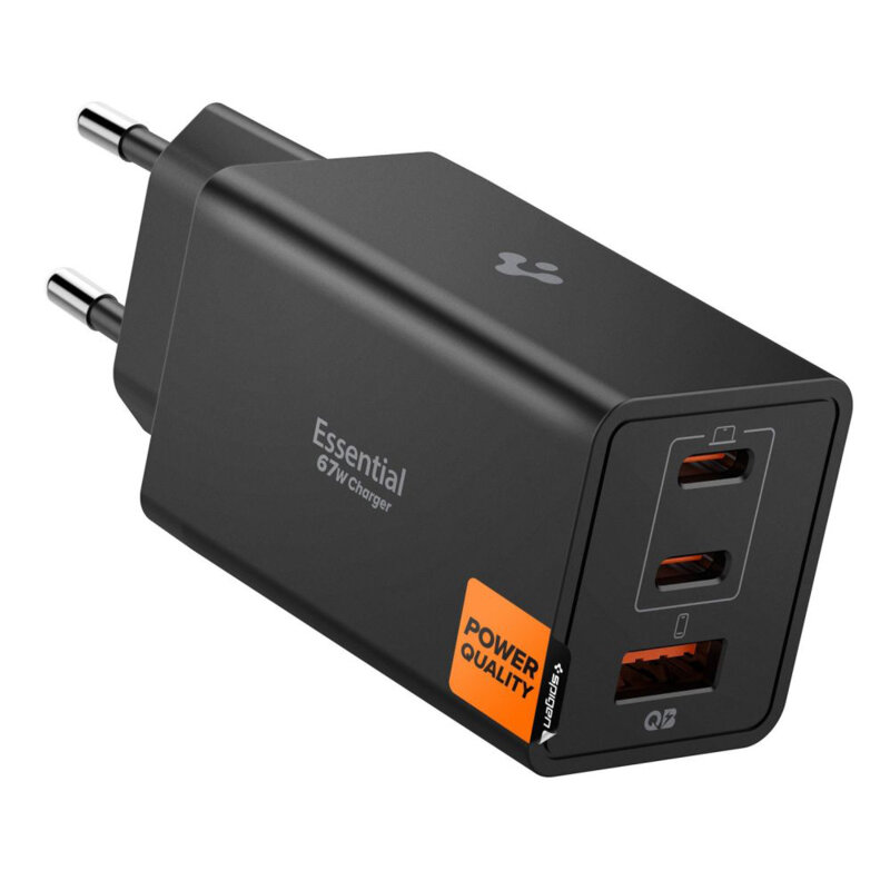Incarcator USB, Type-C Fast Charge, 67W Spigen, negru, EE673EU