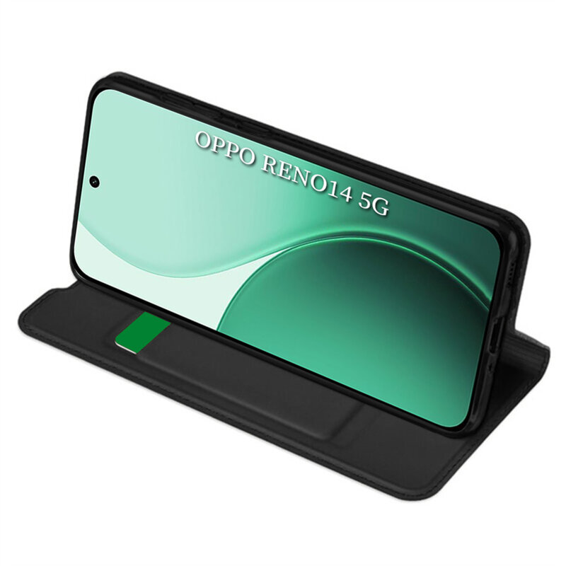 Husa Oppo Reno14 Techsuit Magskin Book, negru
