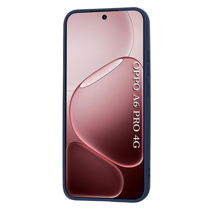 Husa silicon Oppo A6 Pro 4G Techsuit SoftFlex, bleumarin