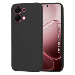 Husa silicon Oppo A6 Pro 4G Techsuit SoftFlex, negru