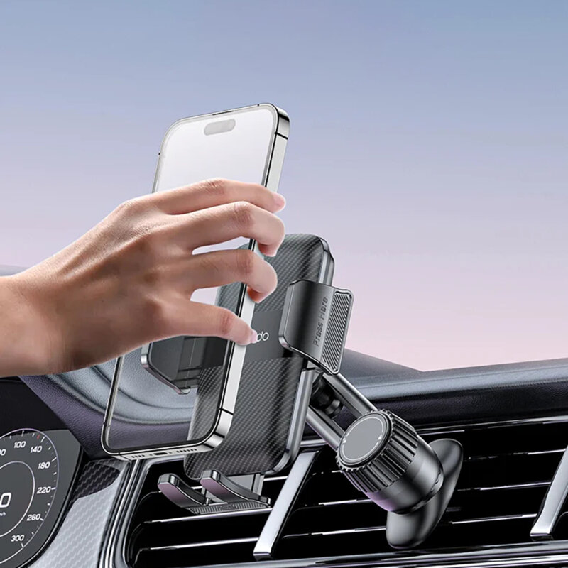 Suport auto pentru telefon ajustabil prin buton Yesido C242
