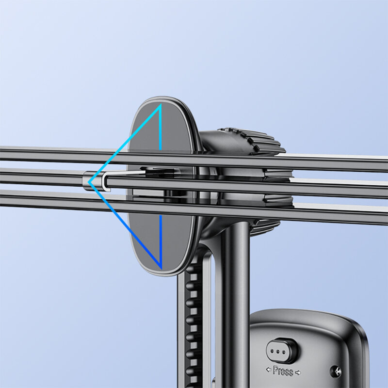 Suport auto pentru telefon ajustabil prin buton Yesido C242