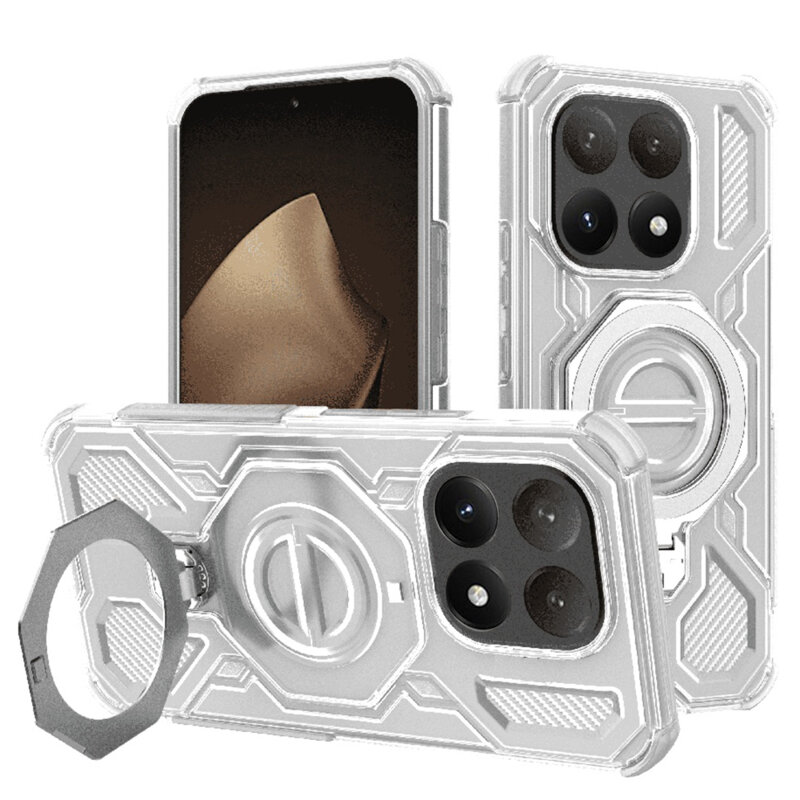 Husa Xiaomi 15T Techsuit Carbon Shield PRO, alb