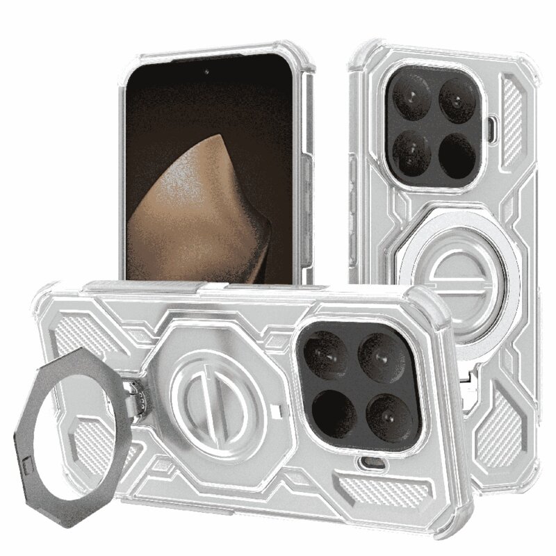 Husa Xiaomi 15T Pro Techsuit Carbon Shield PRO, alb