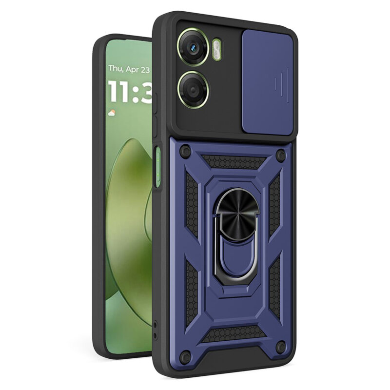 Husa Motorola Moto G06 protectie camera Techsuit CamShield Series, albastru