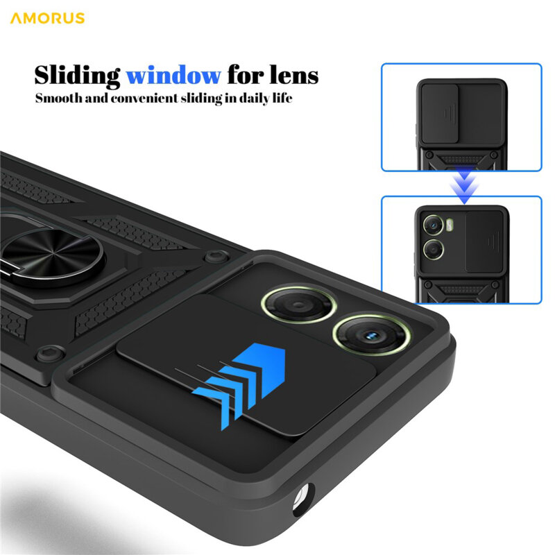 Husa Motorola Moto G06 protectie camera Techsuit CamShield Series, albastru