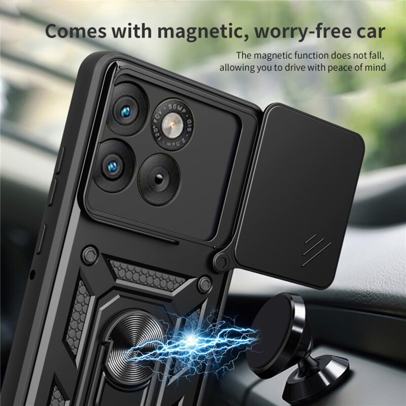 Husa Motorola Edge 70 protectie camera Techsuit CamShield Series, verde