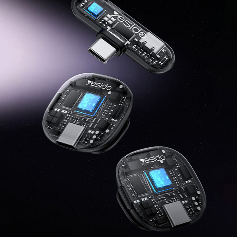 [Pachet 2x] Lavariera wireless Type-C Bluetooth 3in1 Yesido KR21