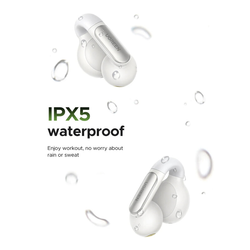 Casti Bluetooth TWS, Call Noise Reduction Ugreen, negru, 45760