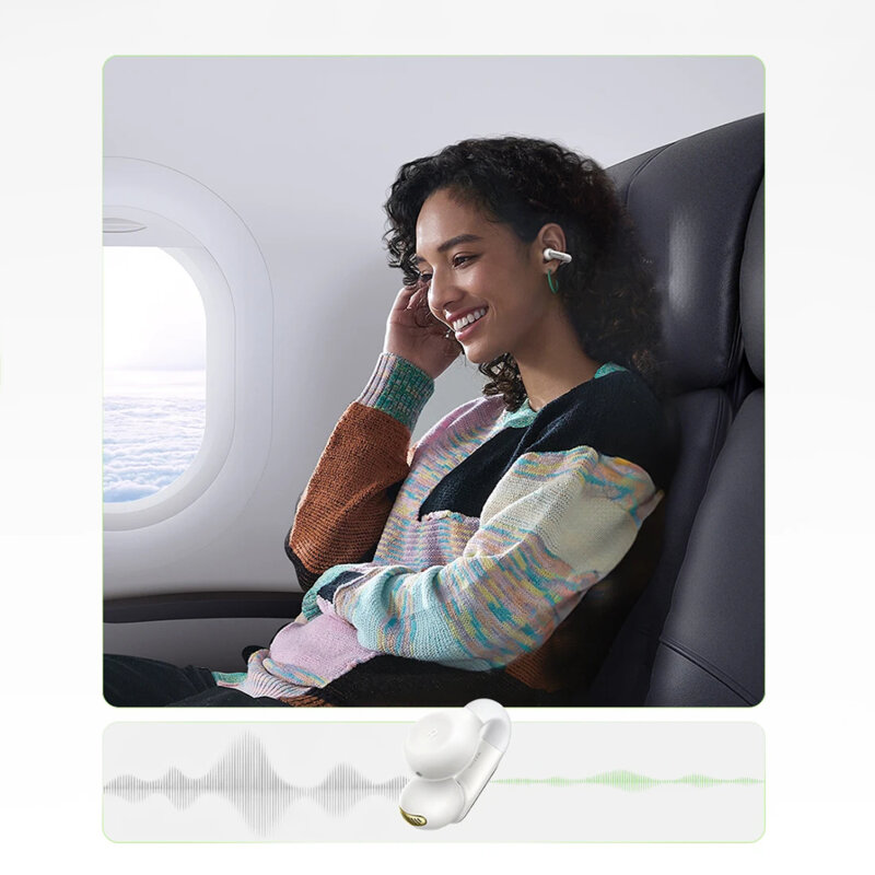 Casti Bluetooth TWS, Call Noise Reduction Ugreen, alb, 45761