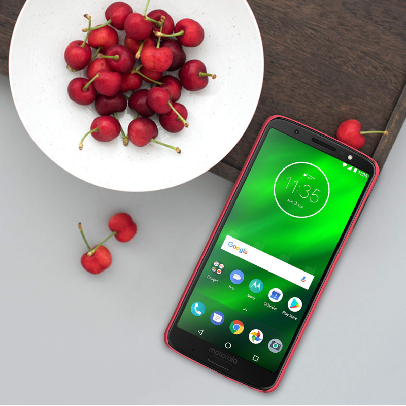 Husa Motorola Moto G6 Plus Nillkin Frosted Red