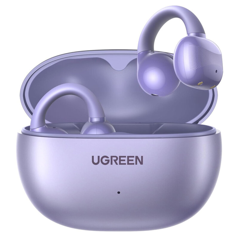 Casti Bluetooth cu microfon Noise Cancelling Ugreen, mov, 55430