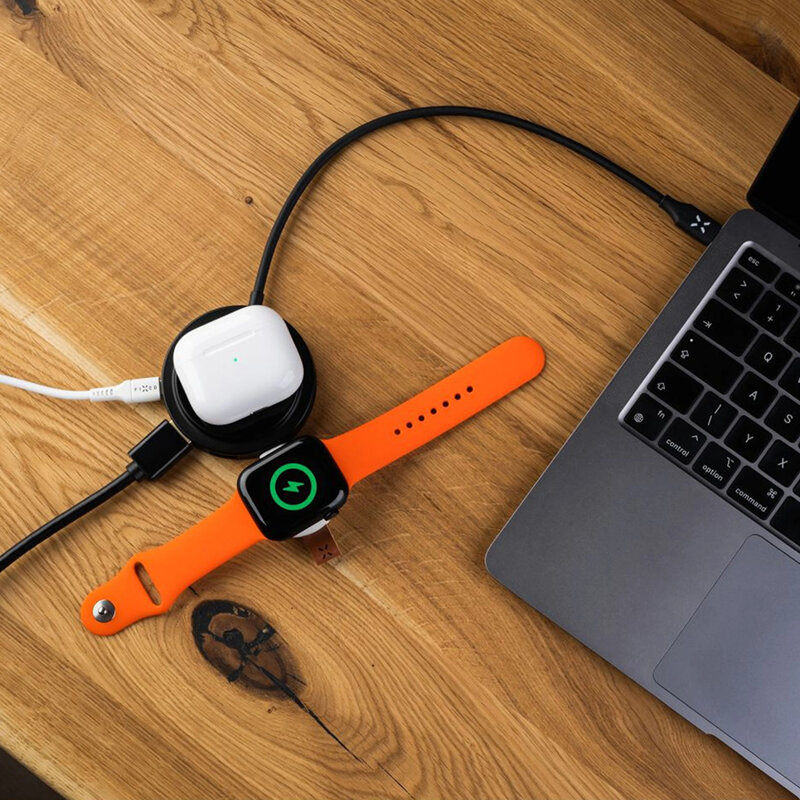 Hub USB-C la USB-C/A, HDMI, Micro-SD/SD, MagSafe, Fixed FIXHU-M-BK