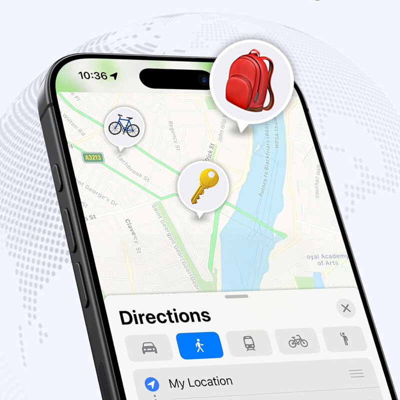 Dispozitiv anti-pierdere Apple Find My Ugreen, gri, 45297