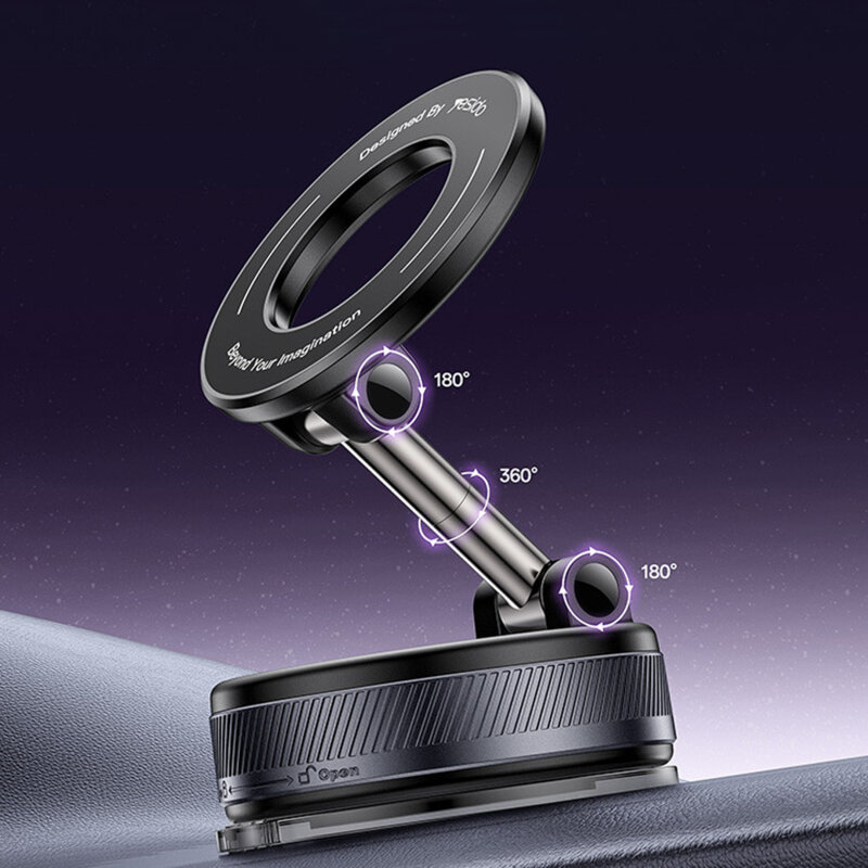 Suport auto magnetic pentru bord, telescopic, 360 Yesido C228