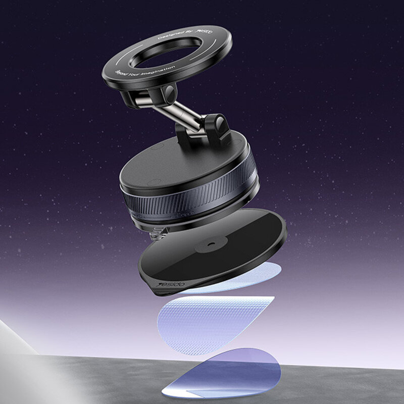 Suport auto magnetic pentru bord, telescopic, 360 Yesido C228