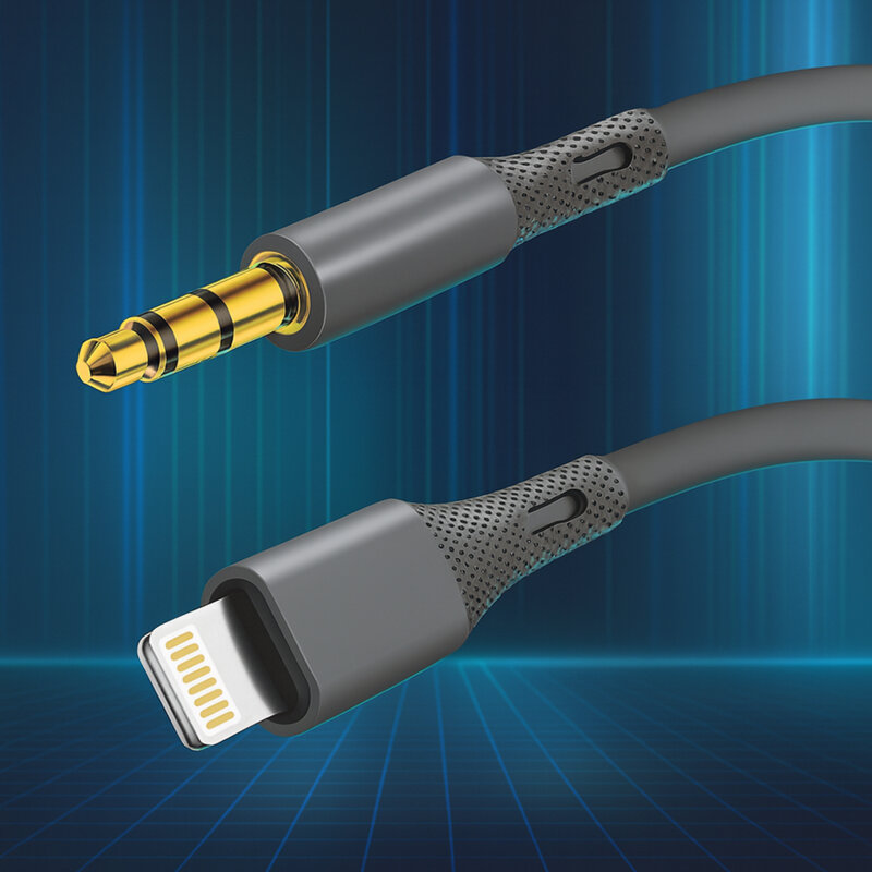 Cablu audio premium Hi-Fi Lightning la Jack Techsuit SoundFleX AC5