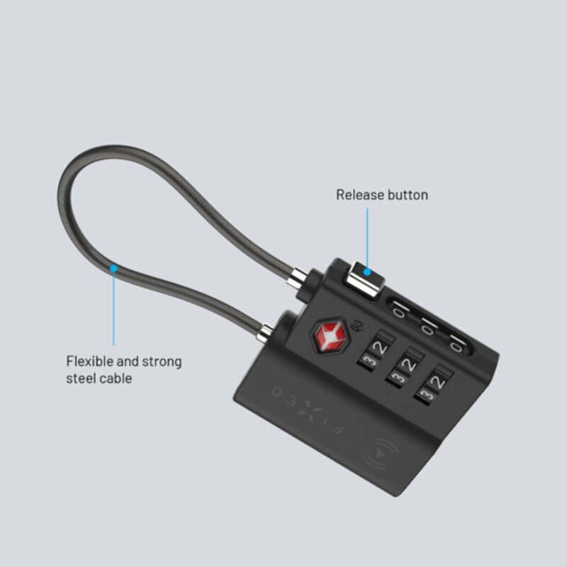 Dispozitiv anti-pierdere Fixed Tag Lock, negru, FIXTAG-LC-BK