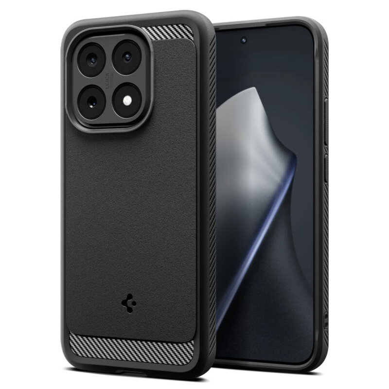 Husa Xiaomi 15T Spigen Rugged Armor, negru