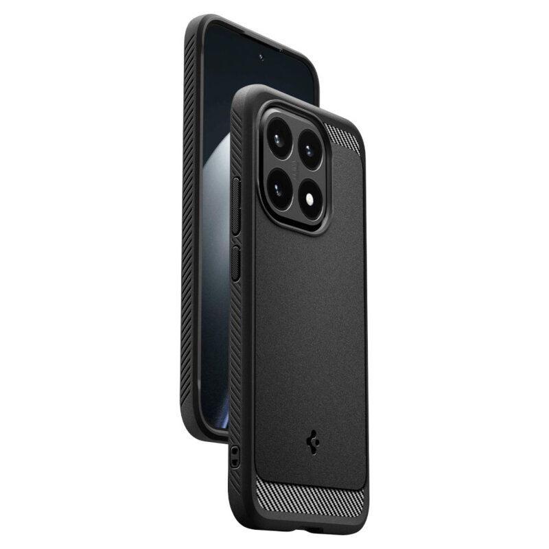 Husa Xiaomi 15T Spigen Rugged Armor, negru