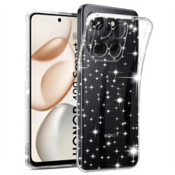 Husa sclipici Honor 400 Smart 5G Techsuit SparkleSkin, transparenta