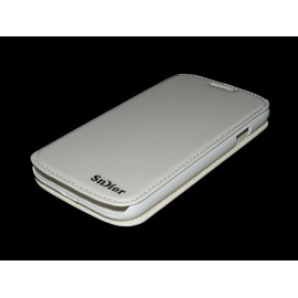 Husa Samsung Galaxy S4 i9500 Toc Flip Carte Alb SNC