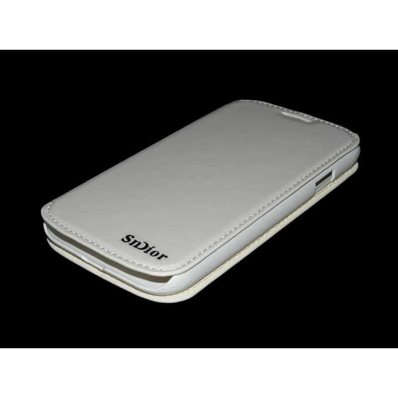 Husa Samsung Galaxy S4 i9500 Toc Flip Carte Alb SNC